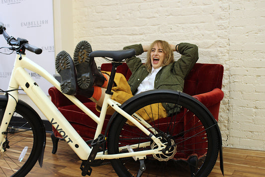 We hand-delivered our very first customer’s new ebike!