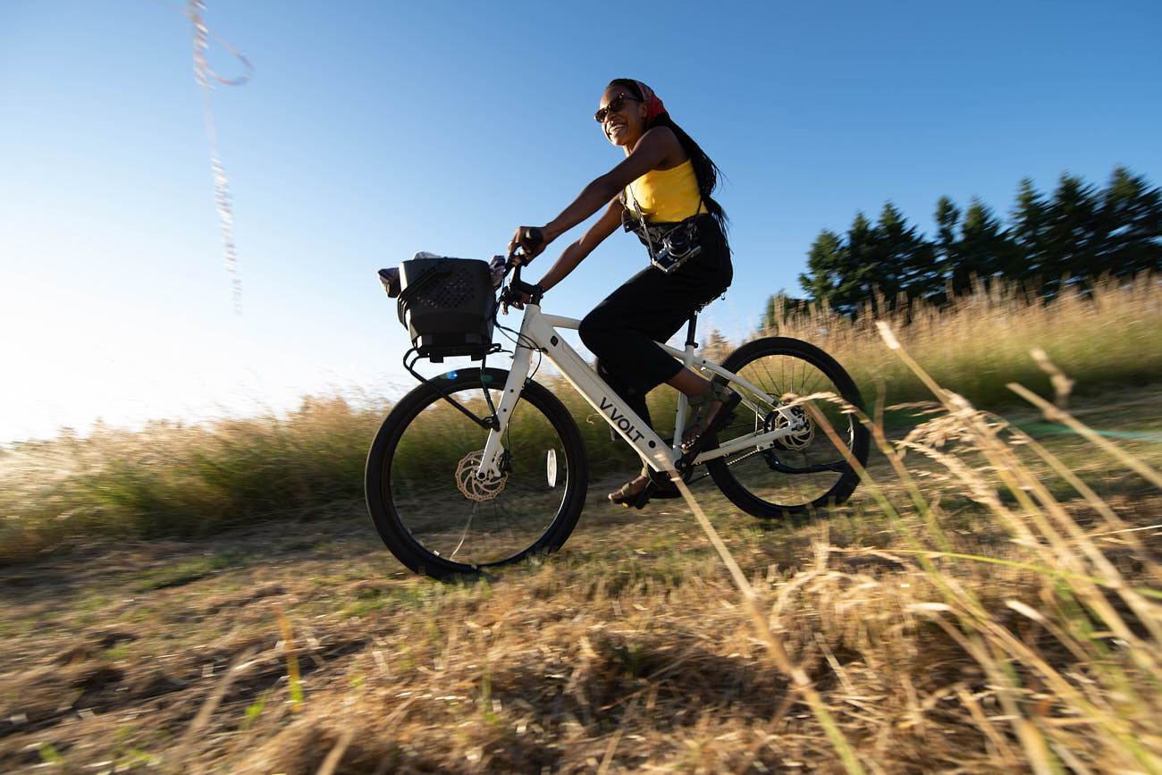 Enjoying Summer on a Vvolt Alpha Ebike